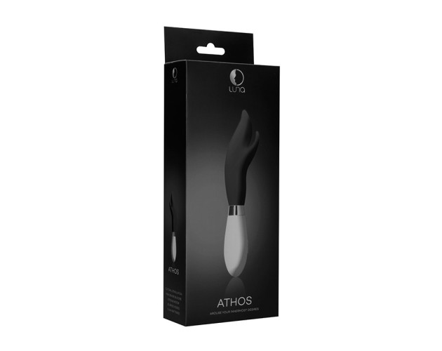 Luna Athos Dual Stimulation Vibrator Blk