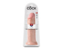 King Cock 12in Cock Dildo Beige