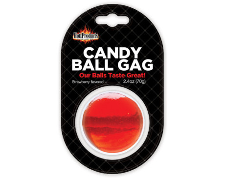 Candy Ball Gag Strawberry