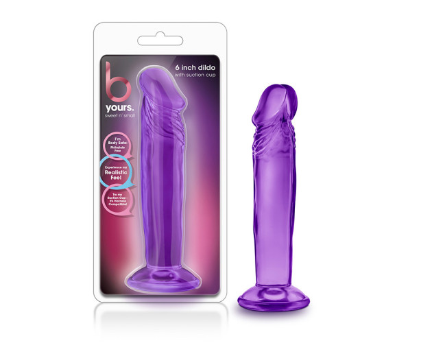 B Yours Sweet n Small 6in Dildo Purple