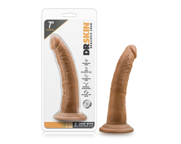 Dr. Skin Realistic 7in Dildo Tan