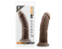 Dr. Skin 8in Dildo Brown