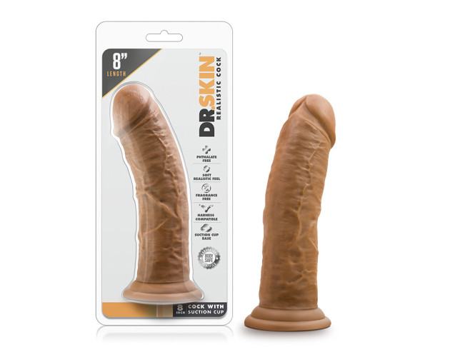 Dr. Skin 8in Dildo Tan