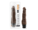 Dr. Skin Vibe 4 Dildo 8in Vibr Brown