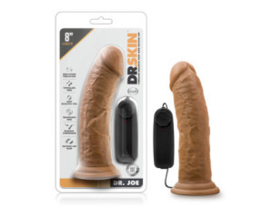 Dr. Skin Dr. Joe 8in Vibrating Dildo Tan