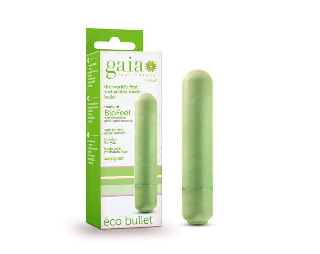 Gaia Eco Bullet Vibrator Green