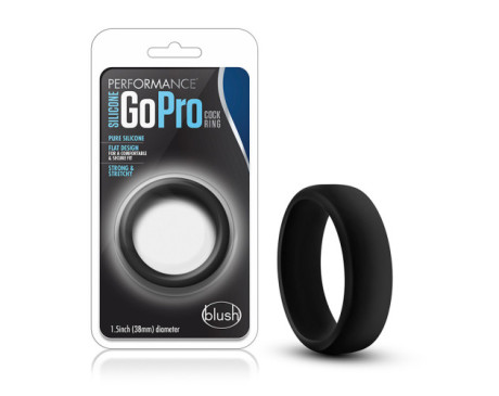 Performance Silicone Go Pro Cockring Blk