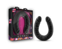 Ruse 18in Slim Double Dildo Black