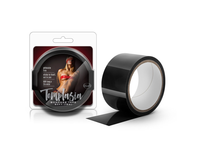 Temptasia Bondage Tape 60ft Black