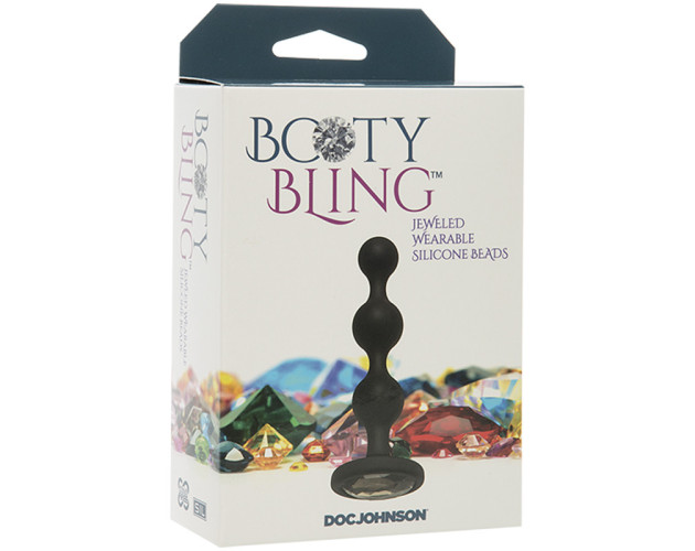 Booty Bling Wearable Silicone Beads Silv