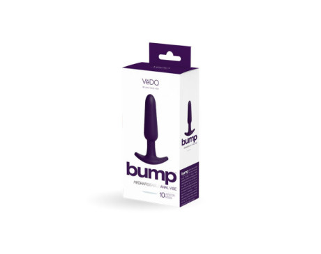 VeDO Bump Rechargeable Anal Vibe Purple