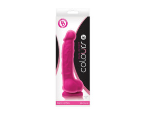 Colours Dual Density 5in Dildo Pink