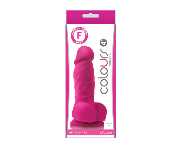 Colours Pleasures 4in Dildo Pink