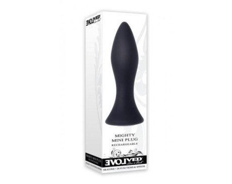 Evolved Mighty Mini Vibr Anal Plug Blk