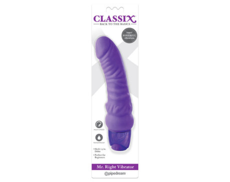 PD Classix Mr Right Vibrator 6.5in Pur