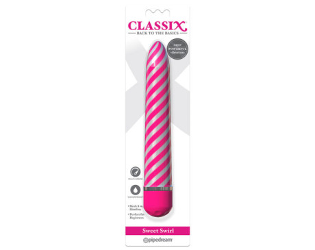 PD Classix Sweet Swirl 8in Slimline Pink