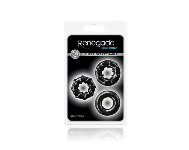 Renegade Dyno Rings 3pk Black