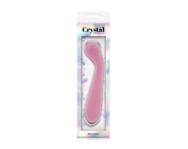 Crystal Glass G-Spot Wand Pink