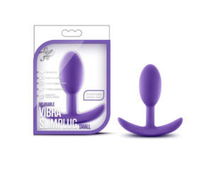 Luxe Wearable Vibra Slim Plug Sml Pur