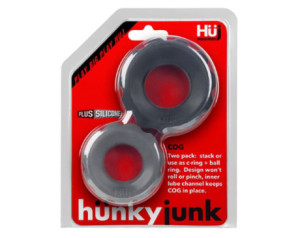 Hunkyjunk COG 2 size c-ring pk tar/stone