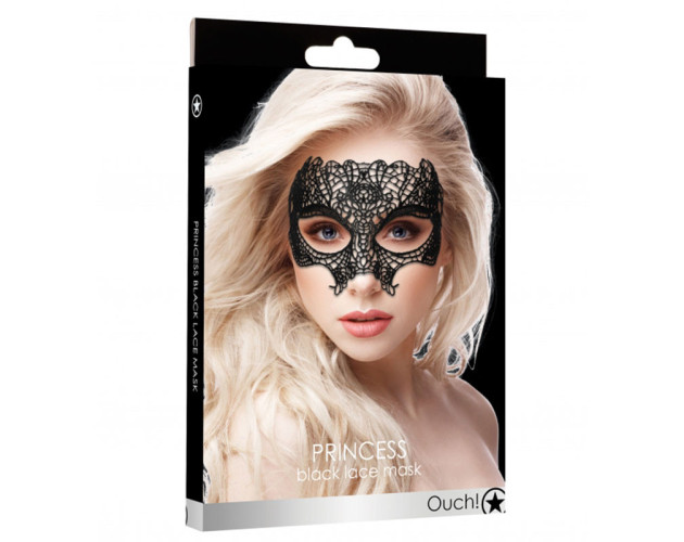 Ouch Princess Lace Eye Mask Black