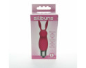 The 9's Silicone Bunny Bullet Pink