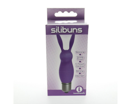 The 9's Silicone Bunny Bullet Purple