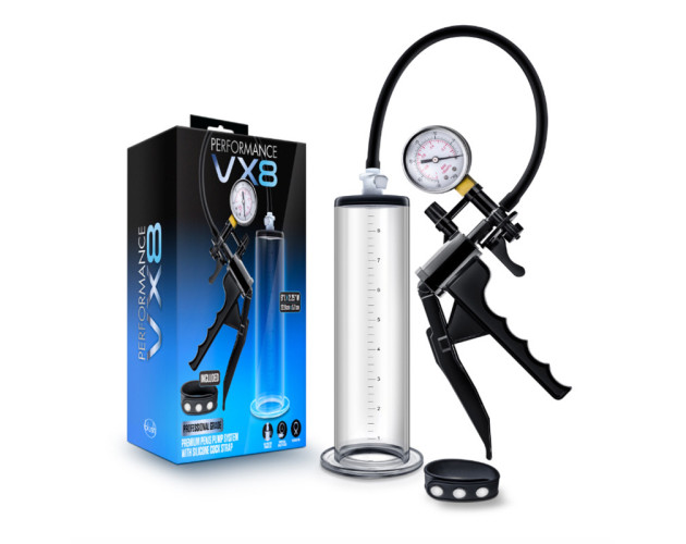 Performance VX8 Premium Penis Pump Clear