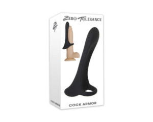 ZT Cock Armor Vibrating Cock Sheath Blk