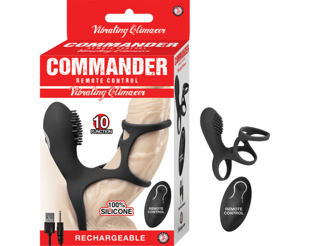 Commander RC Vibrating Climaxer Black