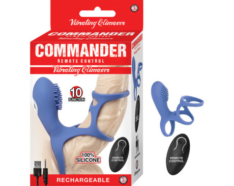 Commander RC Vibrating Climaxer Blue