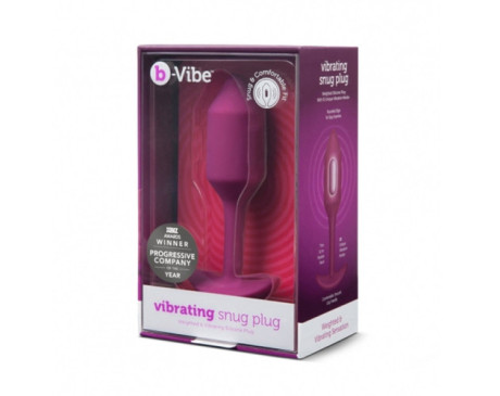 b-Vibe Vibrating Snug Plug 2 Rose