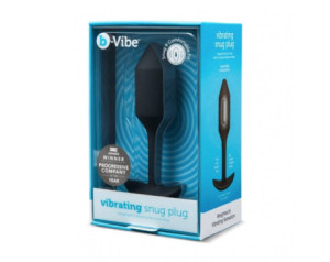 b-Vibe Vibrating Snug Plug 2 Black