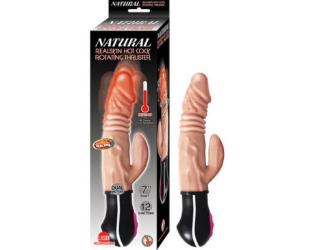 Natural Realskin Hot Cock Rotat Thrus Fl