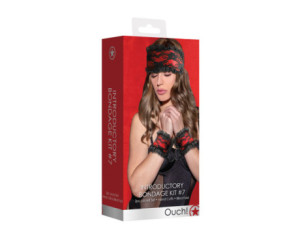 Ouch 2Pc Introductory Bondage Kit No.7 Red