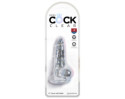 King Cock Clear 4in w/ Balls