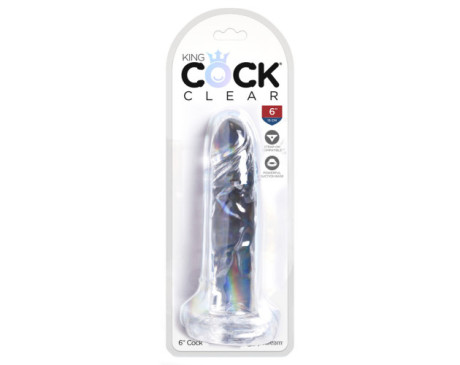 King Cock Clear 6in