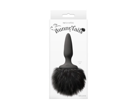 Bunny Tails Plug Mini Black Fur