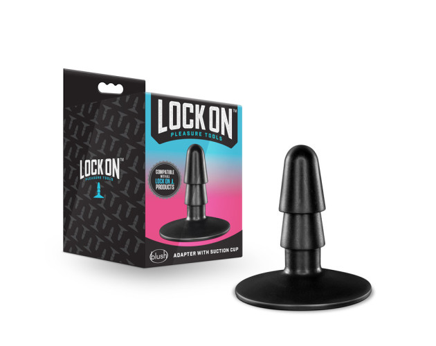 Lock On Adapter w/Suction Cup Black