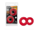 Stay Hard Donut Rings Oversized 2pk Red