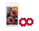 Stay Hard Nutz Cockring 2pk Red