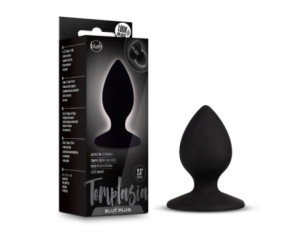 Temptasia Slut Silicone Anal Plug Black