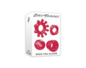 ZT Ring The Alarm 4Pc Cockring Set Red