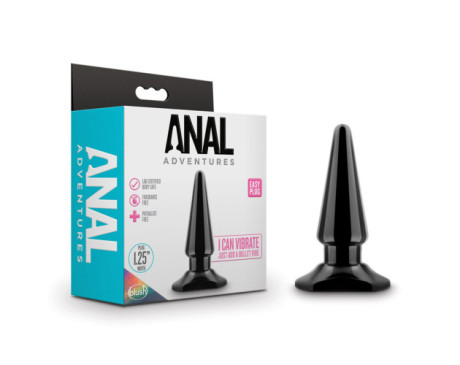 Anal Adventures Easy Plug Black