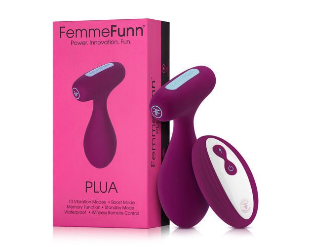 FemmeFunn Plua Vibrating Plug Fuchsia