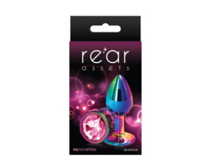 Rear Assets Anal Plug Small Multi/Pink