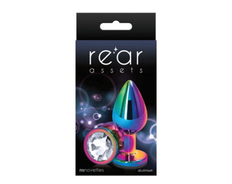 Rear Assets Anal Plug Medium Multi/Clear