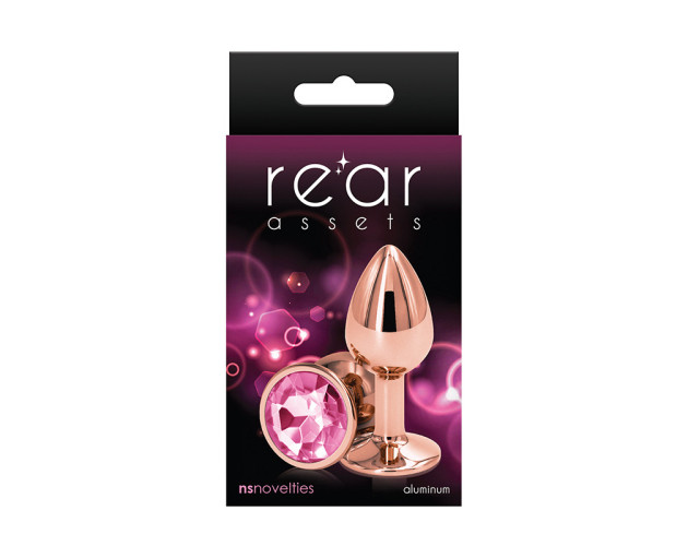 Rear Assets Rose Gold Plug Small Pink