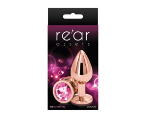 Rear Assets Rose Gold Plug Medium Pink