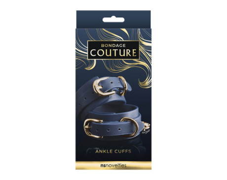 Bondage Couture Ankle Cuffs Blue